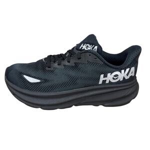 HOKA Clifton 9 GTX Waterproof Triple Black Sneakers Womens 8.5 B Running Shoes